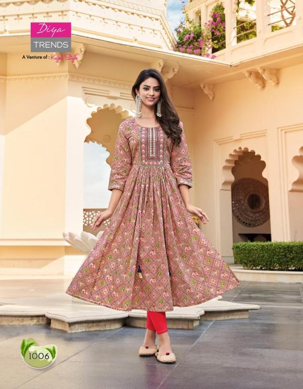 Gulabi Girl Vol 1 By Diya Trends Designer Kurti Collection